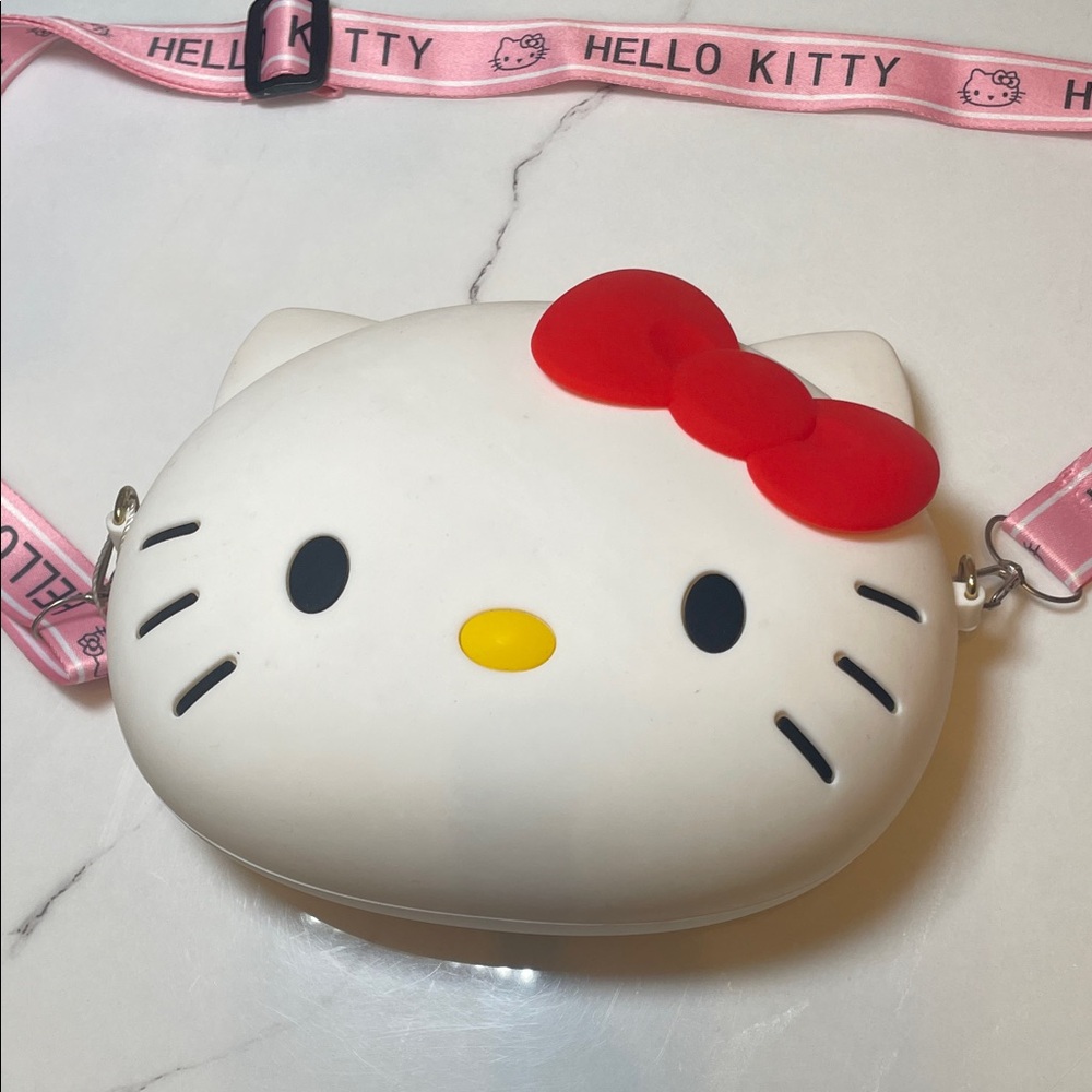 Hello Kitty White and Red Kids Shoulder Bag